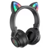 Наушники Wireless Borofone BO18 Cat Ear BT headphones [Black]